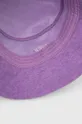 fialová Bavlnený klobúk Billabong