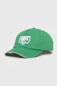 zielony Chiara Ferragni czapka z daszkiem bawełniana Damski
