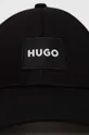 Bavlnená šiltovka HUGO čierna