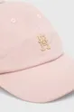 Tommy Hilfiger berretto da baseball in cotone rosa