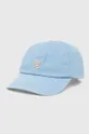 niebieski Tommy Hilfiger czapka z daszkiem bawełniana Damski