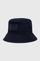 Памучна капела Tommy Hilfiger памук тъмносин AW0AW14524.PPYX