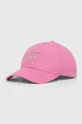 ροζ Βαμβακερό καπέλο του μπέιζμπολ Pinko Γυναικεία