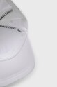 Armani Exchange czapka z daszkiem bawełniana biały 944208.3R131
