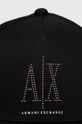 Accesorii Armani Exchange șapcă de baseball din bumbac 944208.3R131 negru