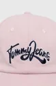 Βαμβακερό καπέλο του μπέιζμπολ Tommy Jeans  100% Βαμβάκι