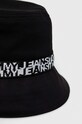 Accesorii Tommy Jeans palarie din bumbac AW0AW14830.PPYX negru