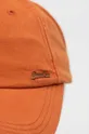 Pamučna kapa sa šiltom Superdry narančasta