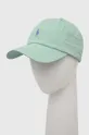 πράσινο Βαμβακερό καπέλο του μπέιζμπολ Polo Ralph Lauren Γυναικεία