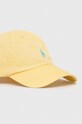 Βαμβακερό καπέλο του μπέιζμπολ Polo Ralph Lauren 211912843 κίτρινο SS25