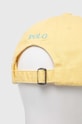 Akcesoria Polo Ralph Lauren czapka z daszkiem bawełniana 211912843 żółty