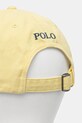 Бавовняна бейсболка Polo Ralph Lauren жовтий 211912843