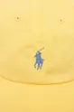 Бавовняна бейсболка Polo Ralph Lauren жовтий