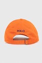 Αξεσουάρ Βαμβακερό καπέλο του μπέιζμπολ Polo Ralph Lauren 211912843 πορτοκαλί