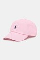 Бавовняна бейсболка Polo Ralph Lauren бавовна рожевий 211912843