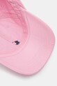 Бавовняна бейсболка Polo Ralph Lauren рожевий 211912843
