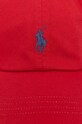 Bavlnená šiltovka Polo Ralph Lauren 211912843 červená SS25