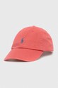 Pamučna kapa sa šiltom Polo Ralph Lauren pamuk crvena 211912843