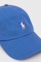 Bavlnená šiltovka Polo Ralph Lauren 211912843 modrá SS25