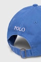 Akcesoria Polo Ralph Lauren czapka z daszkiem bawełniana 211912843 niebieski