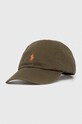 Polo Ralph Lauren czapka z daszkiem bawełniana bawełna zielony 211912843