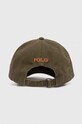 Akcesoria Polo Ralph Lauren czapka z daszkiem bawełniana 211912843 zielony