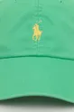Хлопковая кепка Polo Ralph Lauren зелёный