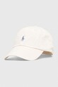 Хлопковая кепка Polo Ralph Lauren хлопок бежевый 211912843