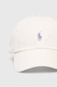 Polo Ralph Lauren czapka z daszkiem bawełniana 211912843 beżowy AW25