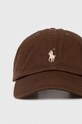 Хлопковая кепка Polo Ralph Lauren 211912843 коричневый SS25