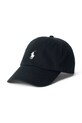 Бавовняна бейсболка Polo Ralph Lauren бавовна чорний 211912843