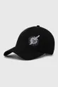 μαύρο Βαμβακερό καπέλο του μπέιζμπολ AllSaints Γυναικεία