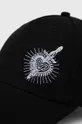 AllSaints czapka z daszkiem bawełniana czarny