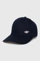 σκούρο μπλε Βαμβακερό καπέλο του μπέιζμπολ 4F Γυναικεία