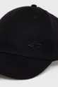 Βαμβακερό καπέλο του μπέιζμπολ 4F μαύρο