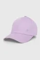μωβ Βαμβακερό καπέλο του μπέιζμπολ 4F Γυναικεία
