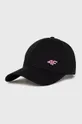 μαύρο Βαμβακερό καπέλο του μπέιζμπολ 4F Γυναικεία
