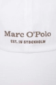 Βαμβακερό καπέλο του μπέιζμπολ Marc O'Polo 304806801063 λευκό SS23