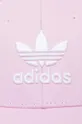 ροζ Βαμβακερό καπέλο του μπέιζμπολ adidas Originals