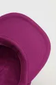 fioletowy Calvin Klein Jeans czapka z daszkiem bawełniana dziecięca