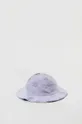 vijolična Otroški bombažni klobuk OVS Dekliški