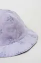 OVS kapelusz bawełniany dziecięcy fioletowy