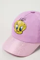 Παιδικό βαμβακερό καπέλο μπέιζμπολ OVS μωβ