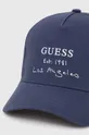 Guess czapka z daszkiem granatowy