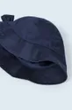 Detský bavlnený klobúk Mayoral tmavomodrá