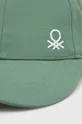 United Colors of Benetton czapka z daszkiem bawełniana dziecięca 100 % Bawełna