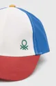 Παιδικό βαμβακερό καπέλο μπέιζμπολ United Colors of Benetton πολύχρωμο