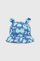 United Colors of Benetton kapelusz bawełniany dziecięcy wzorzyste niebieski 6G9NAA00E.W.SEASONAL