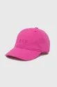 рожевий Дитяча бавовняна кепка GAP Для дівчаток