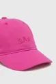 Παιδικό βαμβακερό καπέλο μπέιζμπολ GAP ροζ